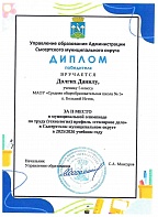 20260423_олимпиада ОВЗ II место ТРУД Долгих Данил